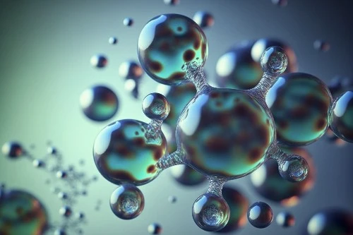 Heat capacity illustrated with water molecules