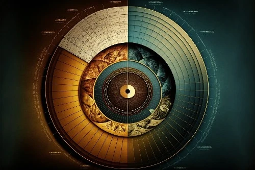 Illustration of degrees to radians.